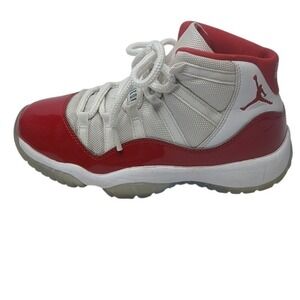 Jordan Air Jordan 11 Retro Cherry Kids 4Y White Red Patent Leather 378038-116
